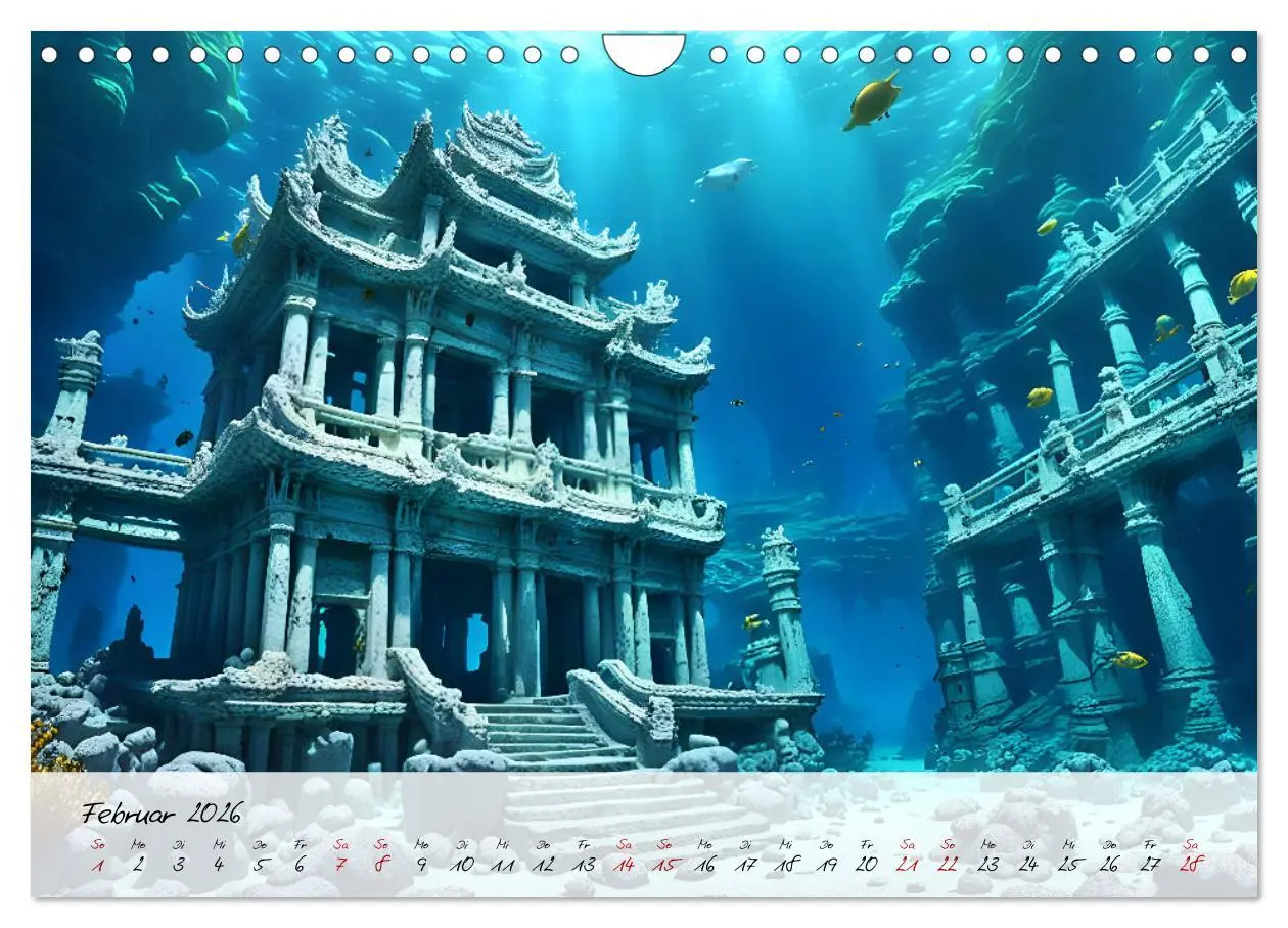 Bild: 9783457326534 | Geheimnisse der Unterwasserwelten (Wandkalender 2026 DIN A4 quer),...