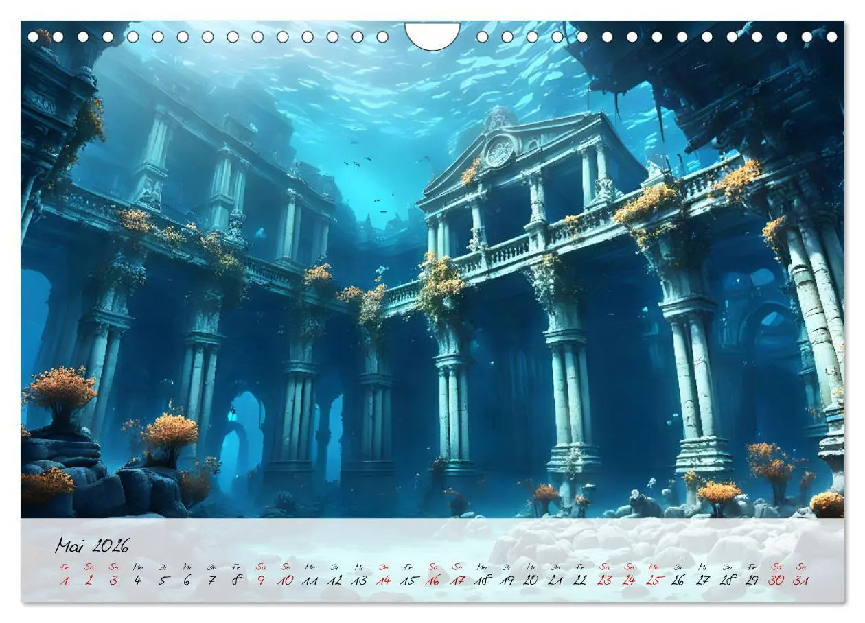 Bild: 9783457326534 | Geheimnisse der Unterwasserwelten (Wandkalender 2026 DIN A4 quer),...