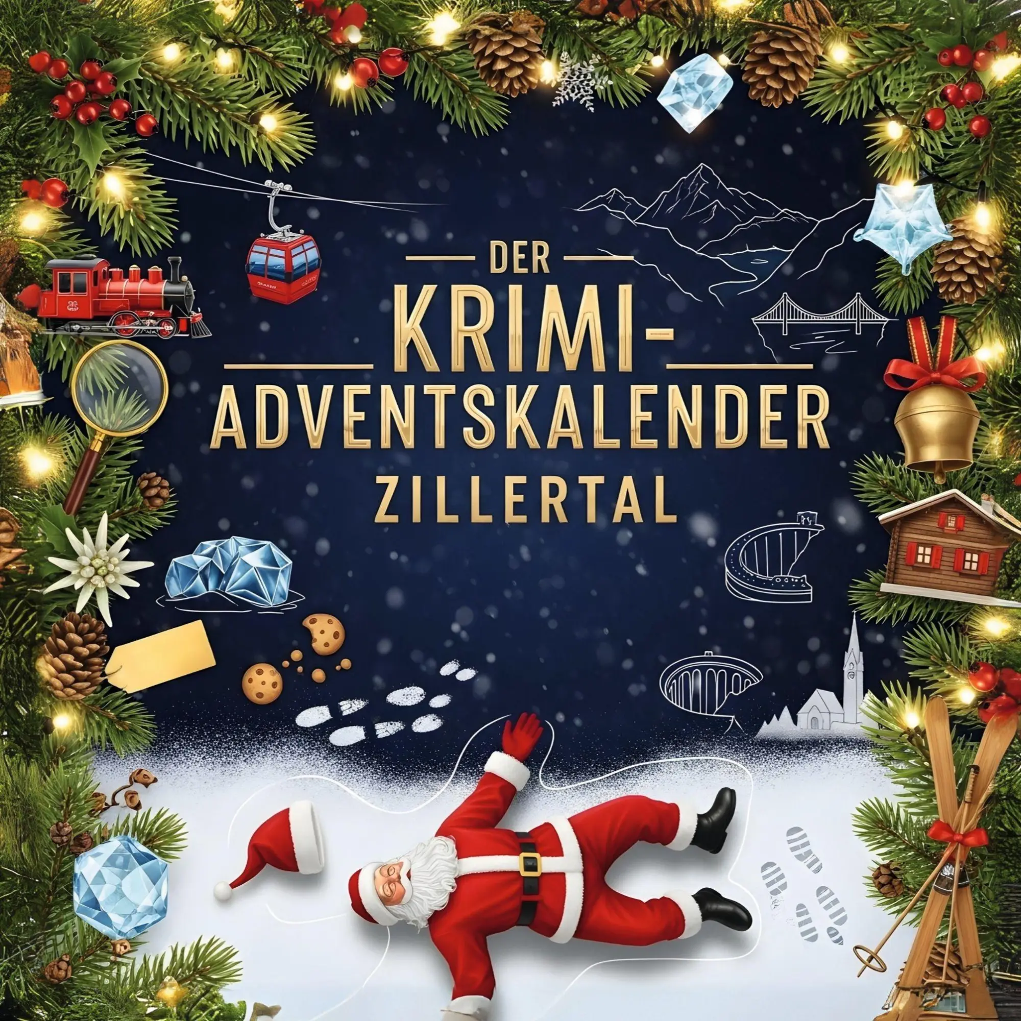 Cover: 9783695306534 | Der Krimi-Adventskalender Zillertal | Mordsverdächtig in 24 Akten