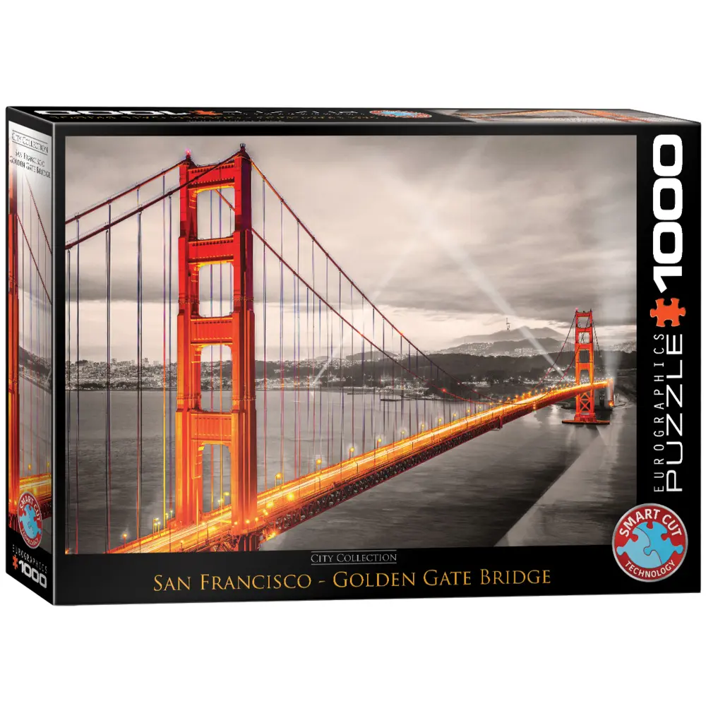 Cover: 628136106634 | Golden Gate Brücke (Puzzle) | Spiel | In Spielebox | 6000-0663 | 2021