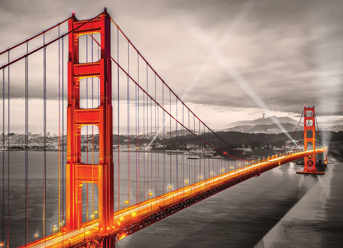 Bild: 628136106634 | Golden Gate Brücke (Puzzle) | Spiel | In Spielebox | 6000-0663 | 2021