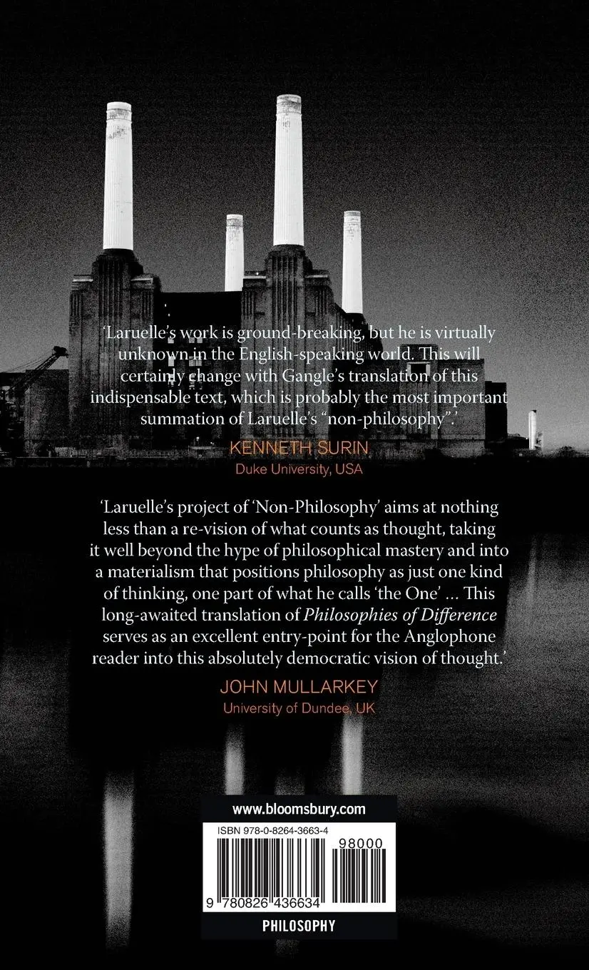 Rückseite: 9780826436634 | Philosophies of Difference | Francois Laruelle | Buch | Gebunden