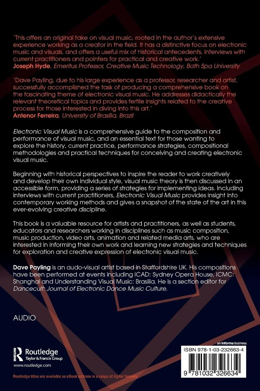 Rückseite: 9781032326634 | Electronic Visual Music | The Elements of Audiovisual Creativity