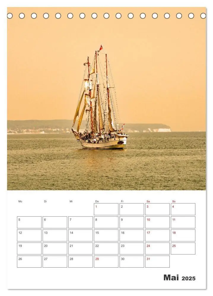 Bild: 9783435916634 | Rügen - Terminplaner (Tischkalender 2025 DIN A5 hoch), CALVENDO...