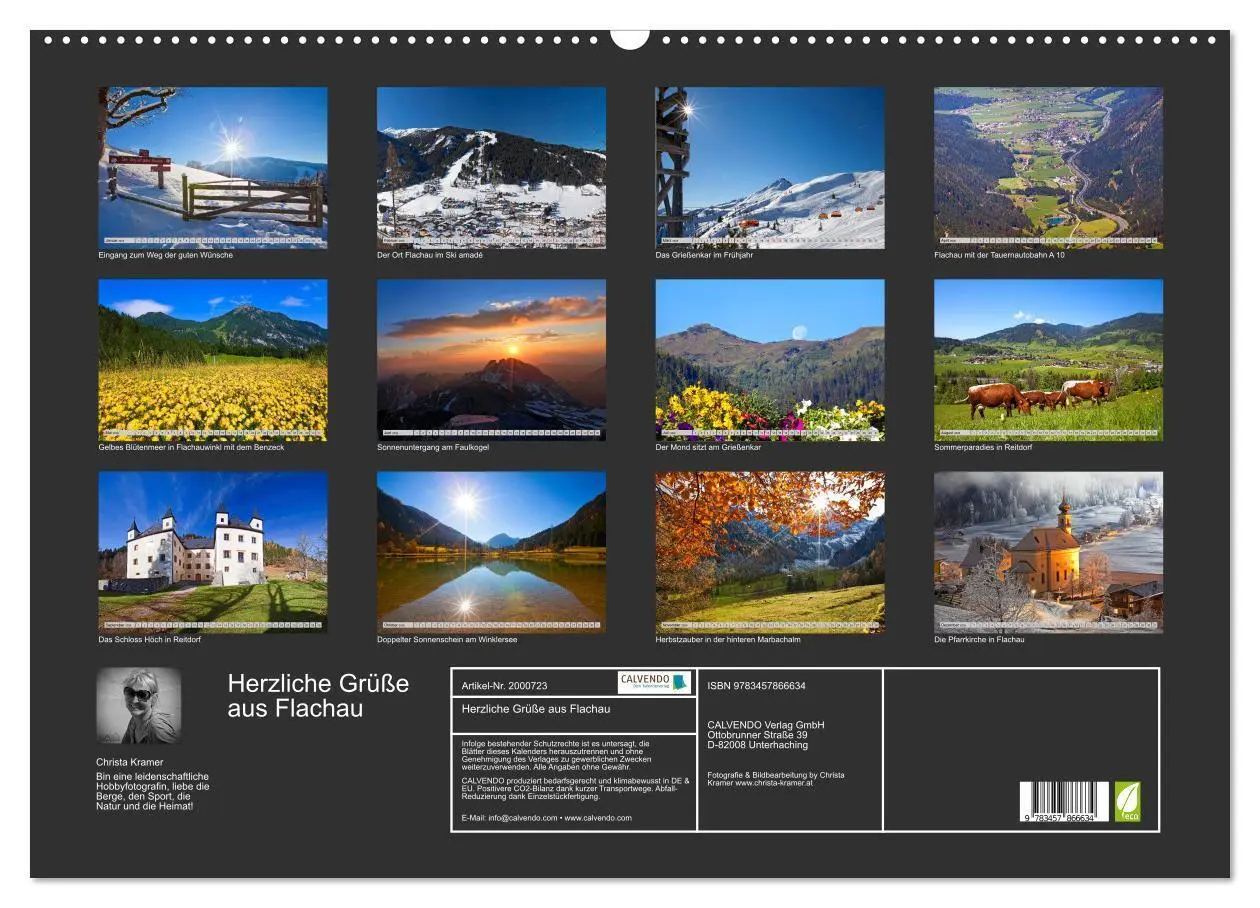 Bild: 9783457866634 | Herzliche Grüße aus Flachau (Wandkalender 2026 DIN A2 quer),...
