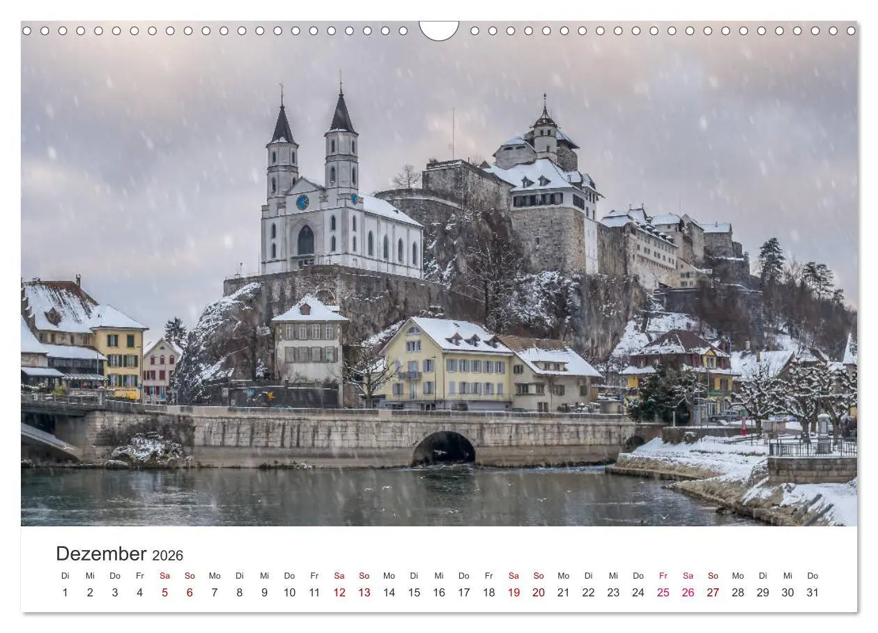 Bild: 9783457936634 | Schweiz - Die schönsten Städte (Wandkalender 2026 DIN A3 quer),...