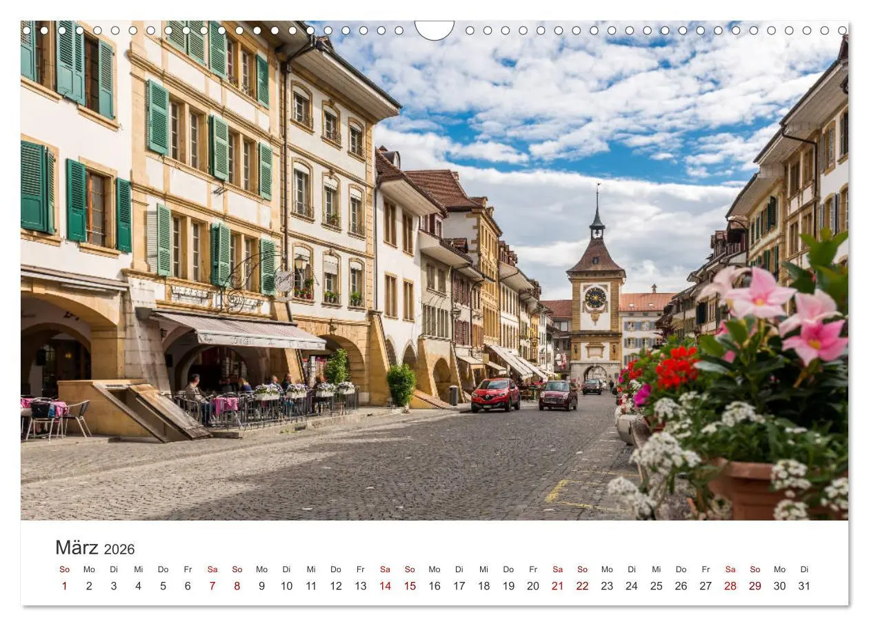 Bild: 9783457936634 | Schweiz - Die schönsten Städte (Wandkalender 2026 DIN A3 quer),...
