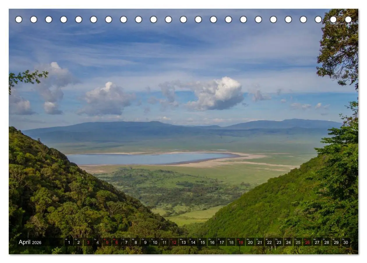 Bild: 9783516196634 | Abenteuer Tansania, Afrika (Tischkalender 2026 DIN A5 quer),...