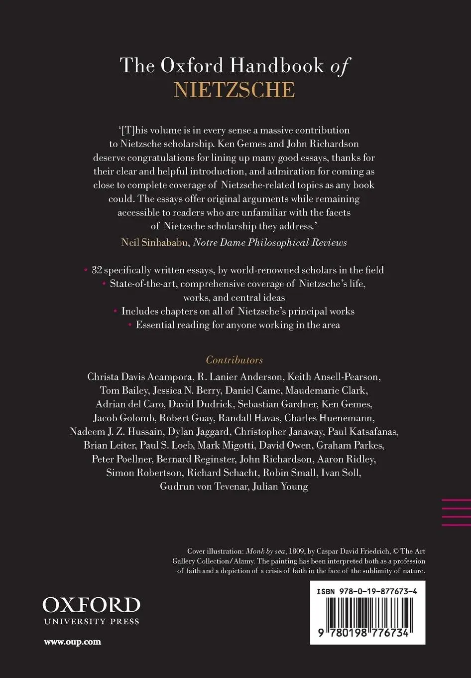 Rückseite: 9780198776734 | The Oxford Handbook of Nietzsche | Ken Gemes (u. a.) | Taschenbuch