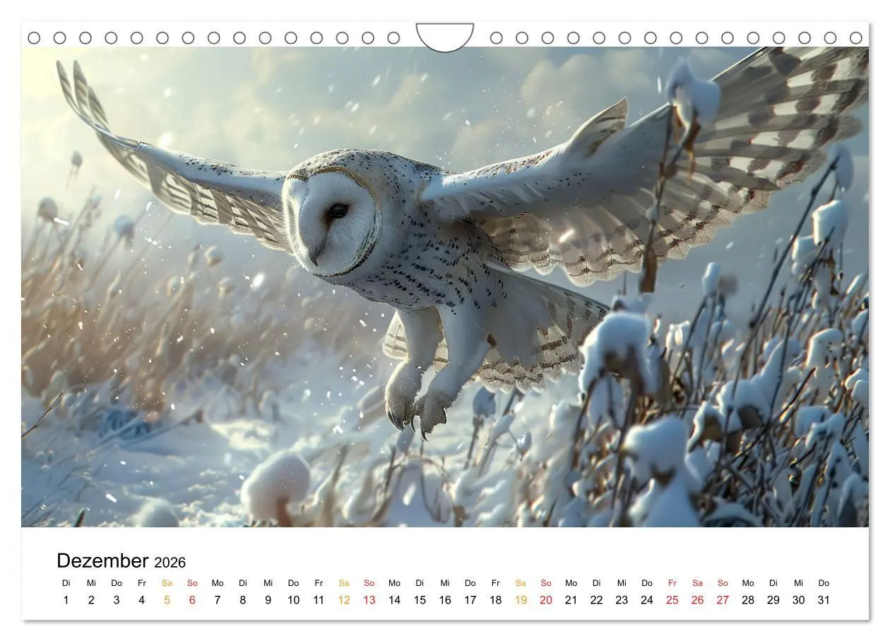 Bild: 9783457306734 | Im Reich der Eulen (Wandkalender 2026 DIN A4 quer), CALVENDO...