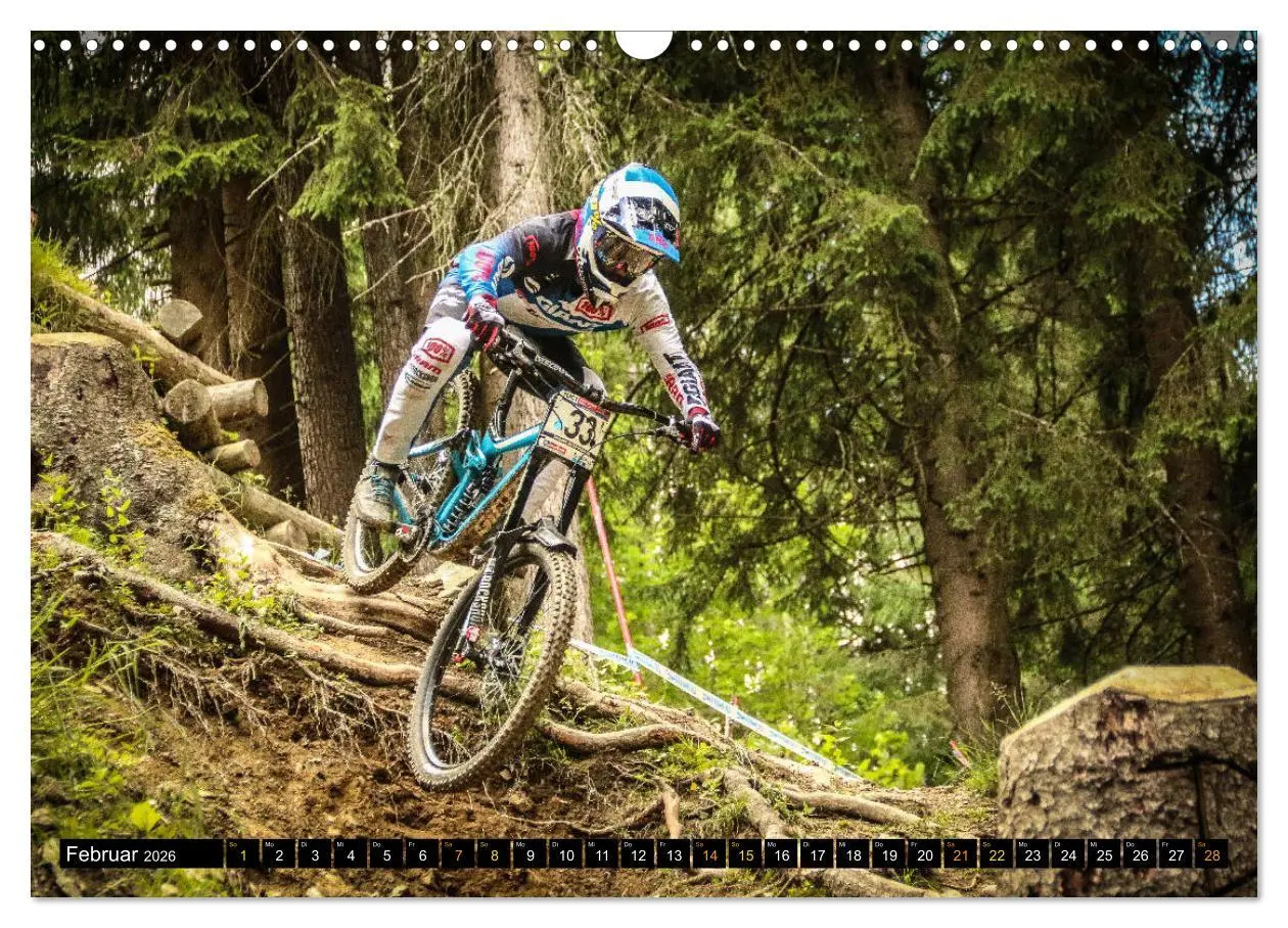 Bild: 9783457856734 | Downhill Racing (Wandkalender 2026 DIN A3 quer), CALVENDO...