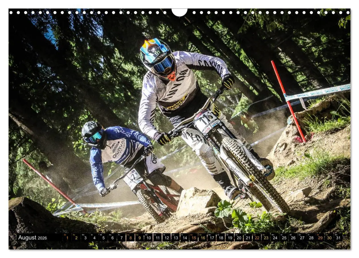 Bild: 9783457856734 | Downhill Racing (Wandkalender 2026 DIN A3 quer), CALVENDO...
