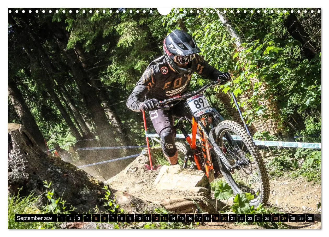 Bild: 9783457856734 | Downhill Racing (Wandkalender 2026 DIN A3 quer), CALVENDO...