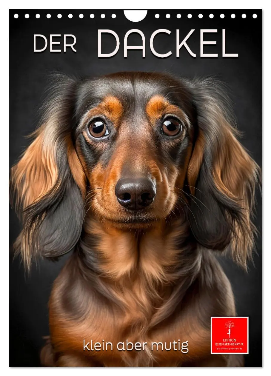 Cover: 9783516326734 | Der Dackel - klein aber mutig (Wandkalender 2026 DIN A4 hoch),...