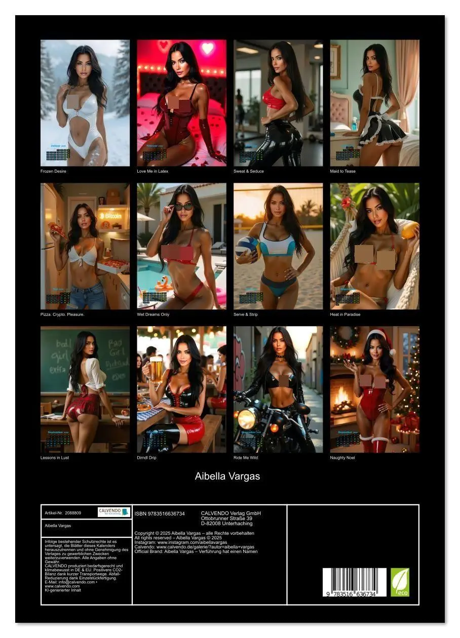 Bild: 9783516636734 | Aibella Vargas (Wandkalender 2026 DIN A3 hoch), CALVENDO...