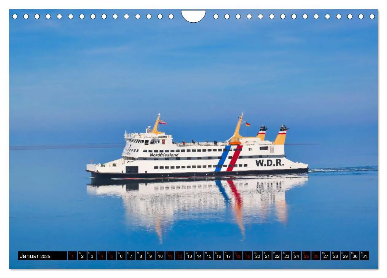 Bild: 9783435066834 | Föhr... liebt in eine Insel (Wandkalender 2025 DIN A4 quer),...