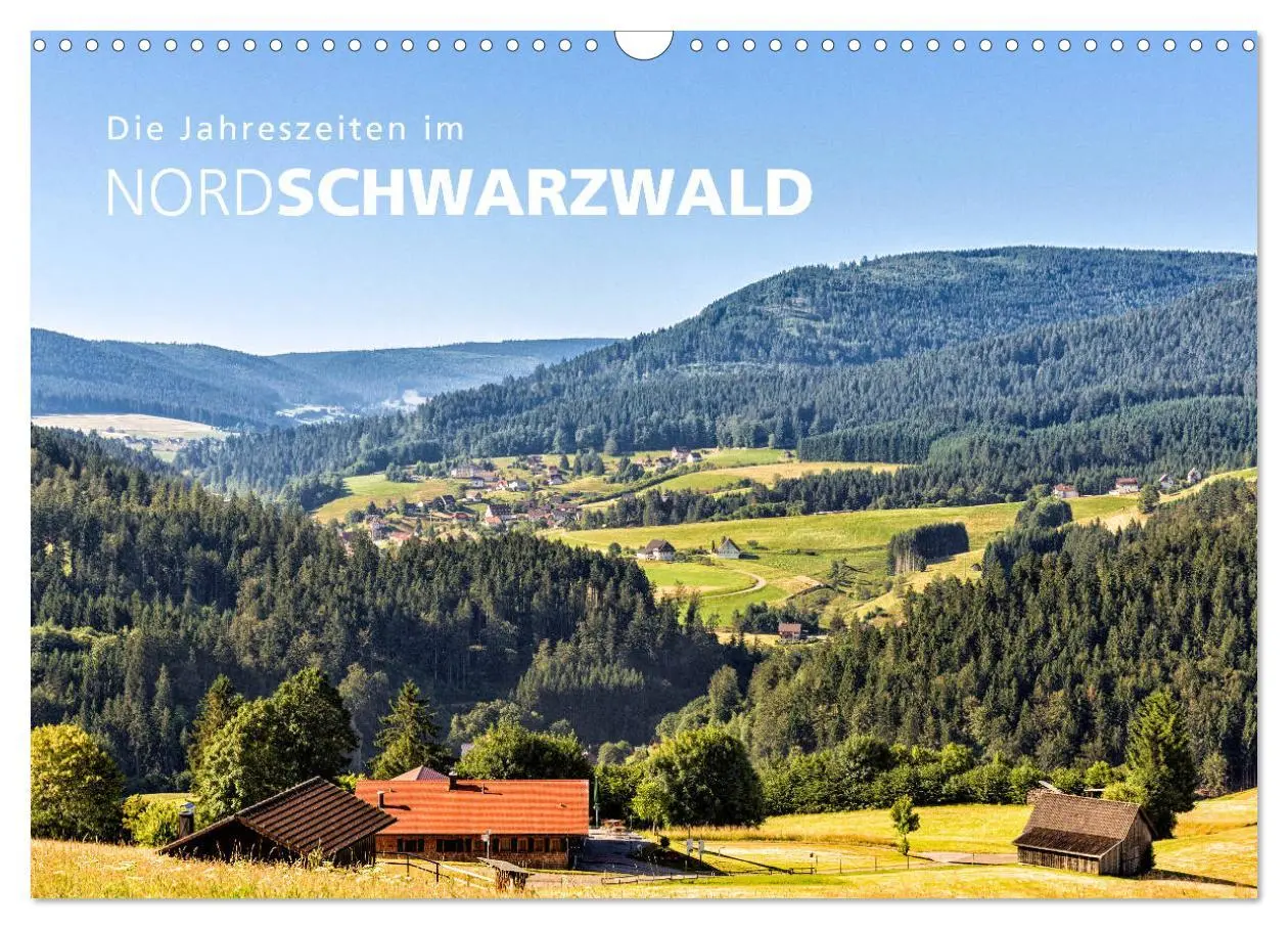 Cover: 9783435376834 | Die Jahreszeiten im Nordschwarzwald (Wandkalender 2025 DIN A3...