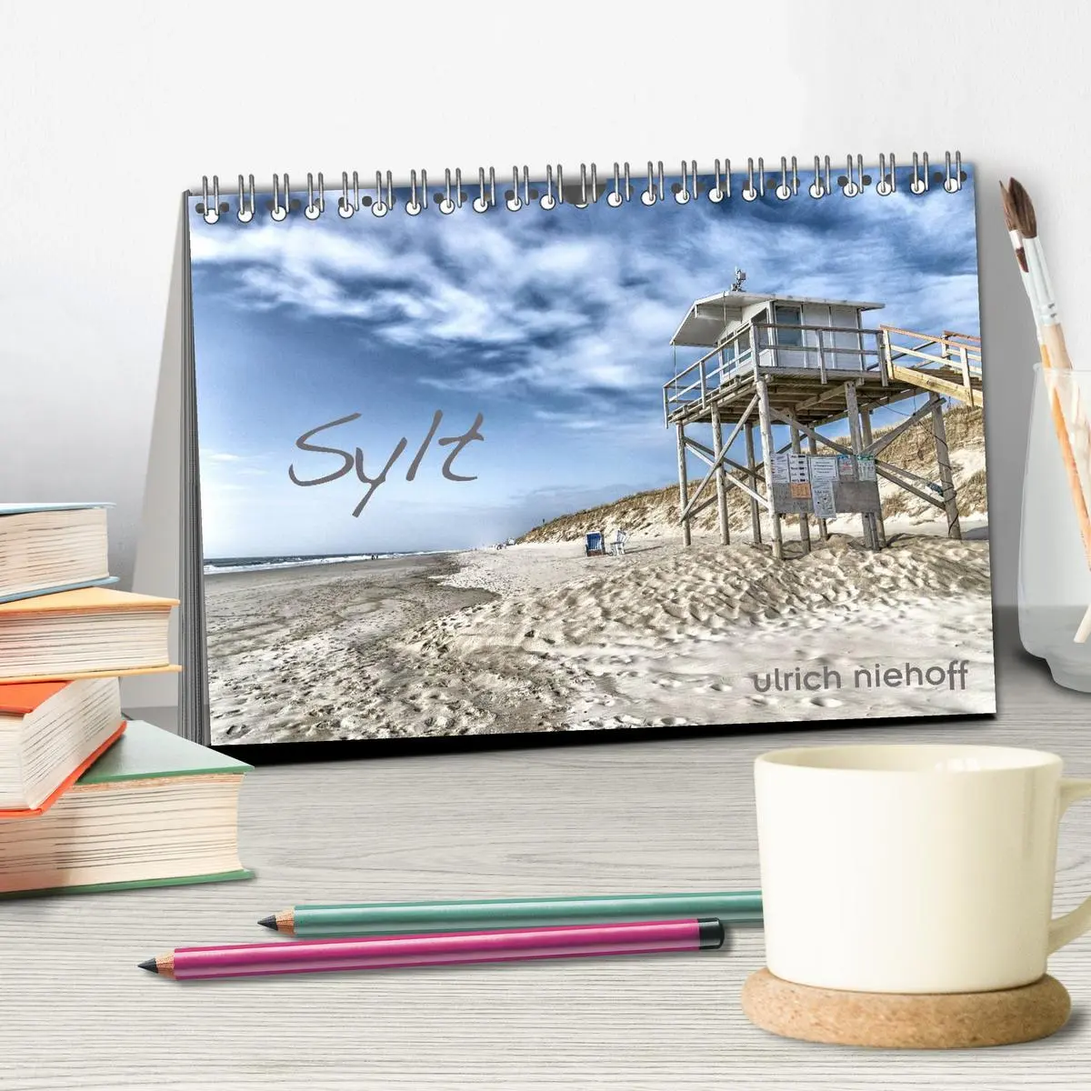Bild: 9783516176834 | Sylt (Tischkalender 2026 DIN A5 quer), CALVENDO Monatskalender | 2026