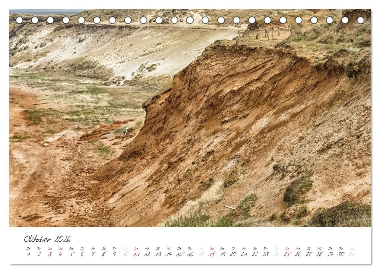 Bild: 9783516176834 | Sylt (Tischkalender 2026 DIN A5 quer), CALVENDO Monatskalender | 2026