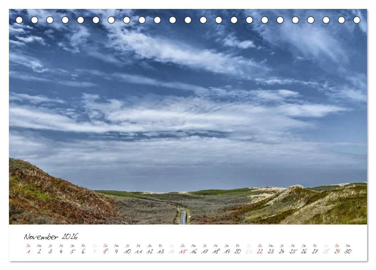Bild: 9783516176834 | Sylt (Tischkalender 2026 DIN A5 quer), CALVENDO Monatskalender | 2026