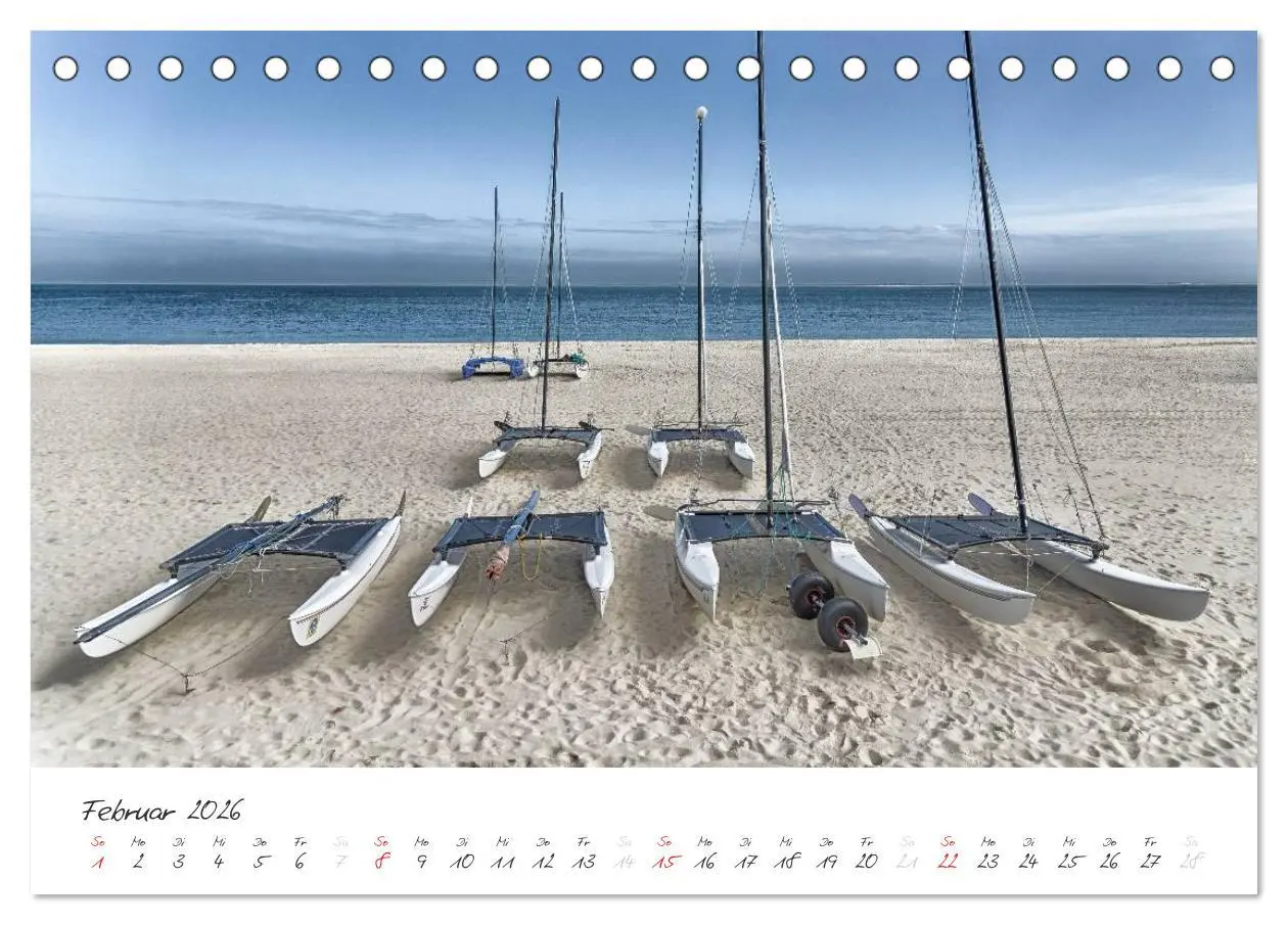 Bild: 9783516176834 | Sylt (Tischkalender 2026 DIN A5 quer), CALVENDO Monatskalender | 2026