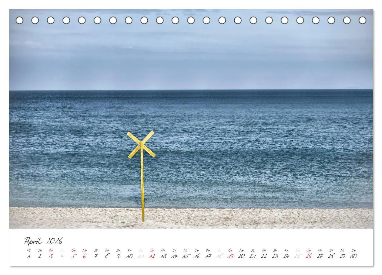 Bild: 9783516176834 | Sylt (Tischkalender 2026 DIN A5 quer), CALVENDO Monatskalender | 2026