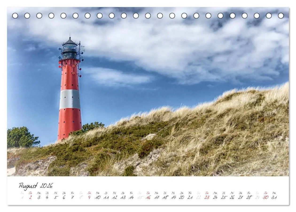 Bild: 9783516176834 | Sylt (Tischkalender 2026 DIN A5 quer), CALVENDO Monatskalender | 2026
