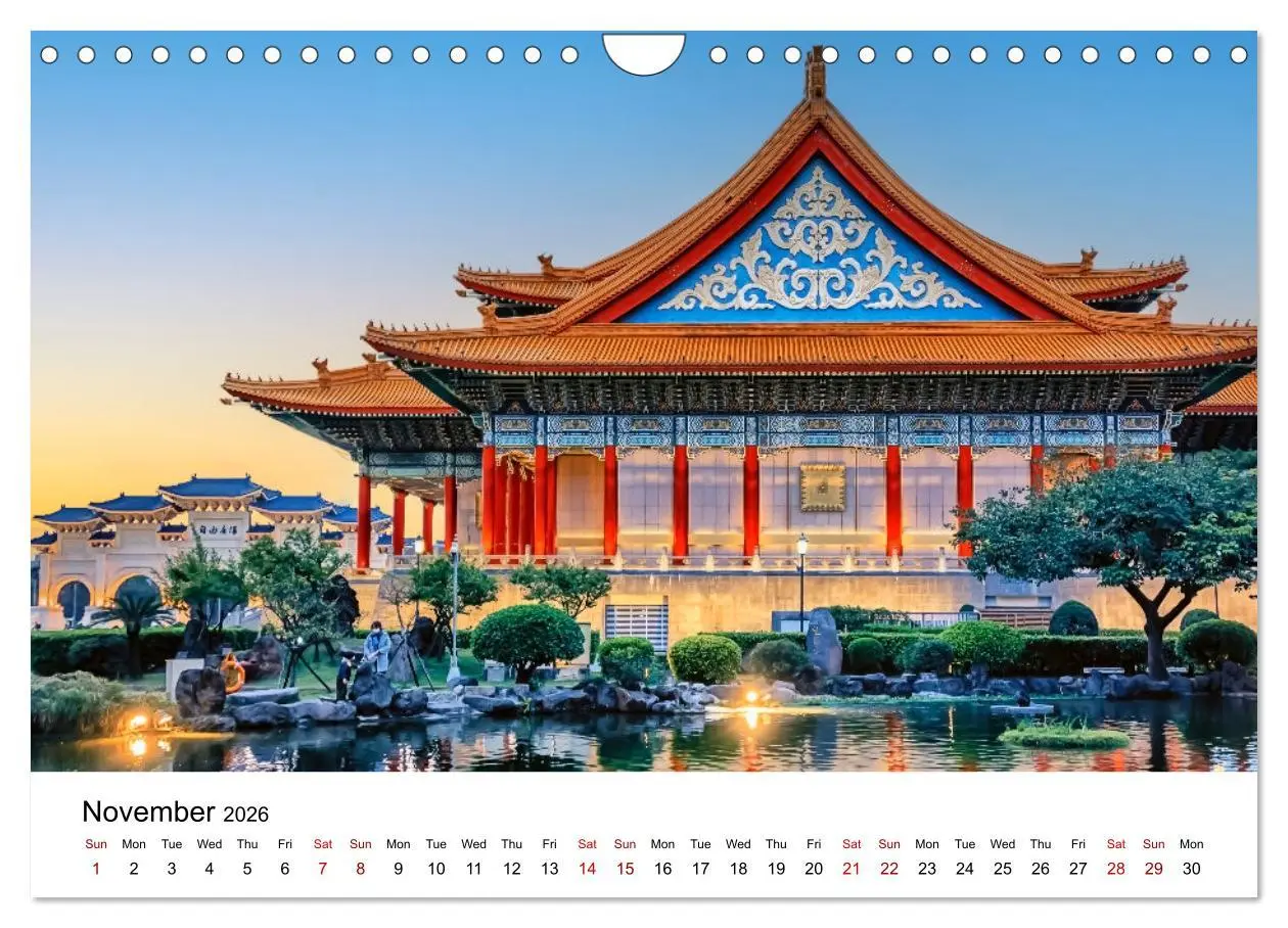 Bild: 9783516556834 | A Journey In Taipei (Wall Calendar 2026 DIN A4 landscape), CALVENDO...