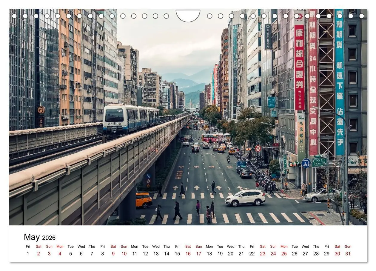 Bild: 9783516556834 | A Journey In Taipei (Wall Calendar 2026 DIN A4 landscape), CALVENDO...