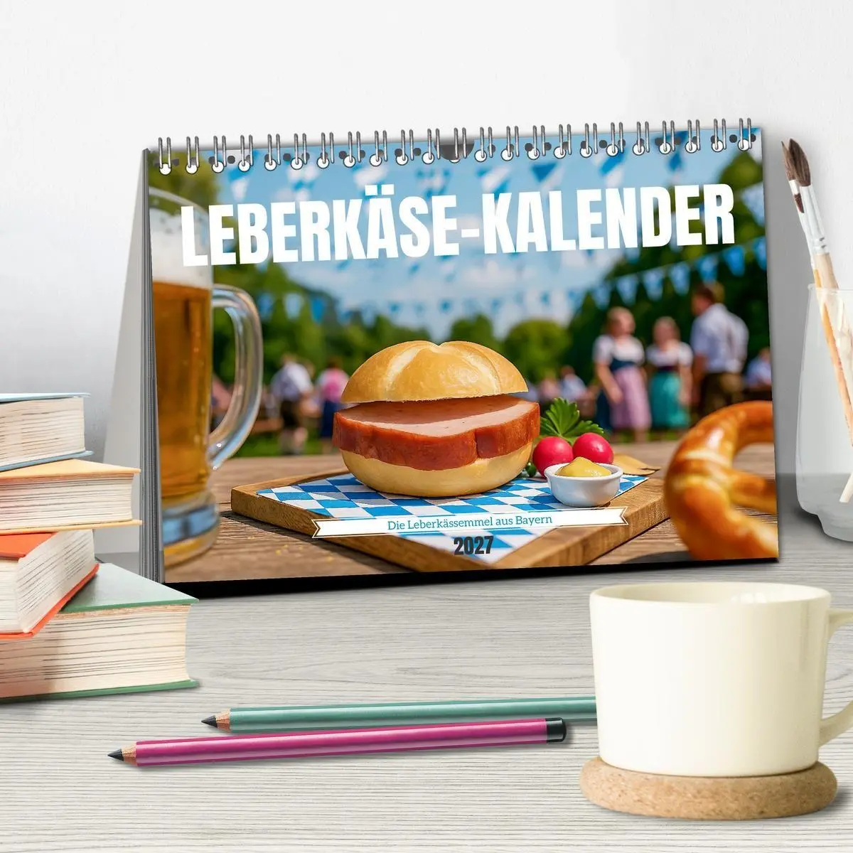 Bild: 9783516866834 | Leberkäse-Kalender - Die Leberkässemmel aus Bayern (Tischkalender...