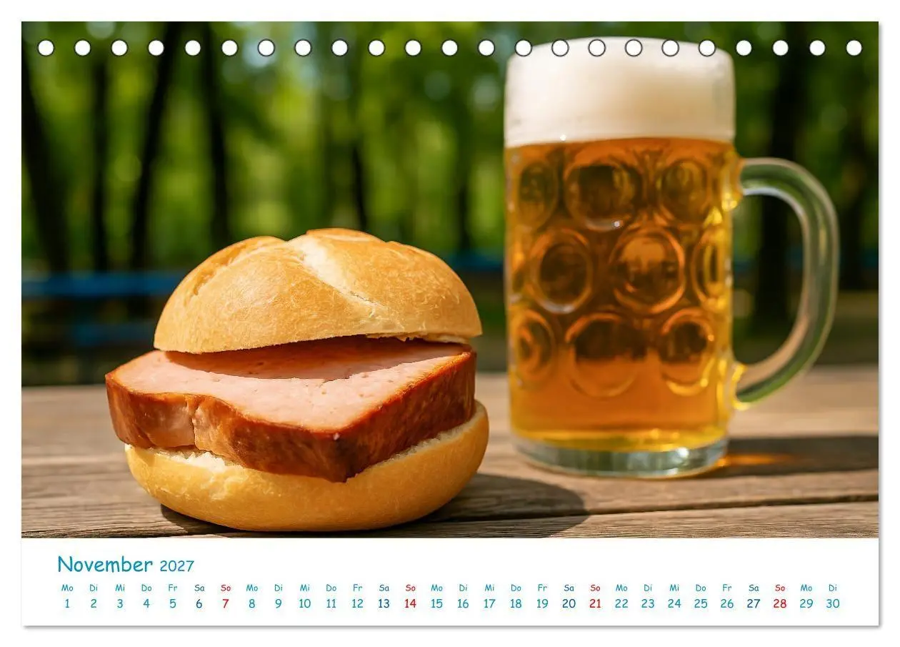 Bild: 9783516866834 | Leberkäse-Kalender - Die Leberkässemmel aus Bayern (Tischkalender...