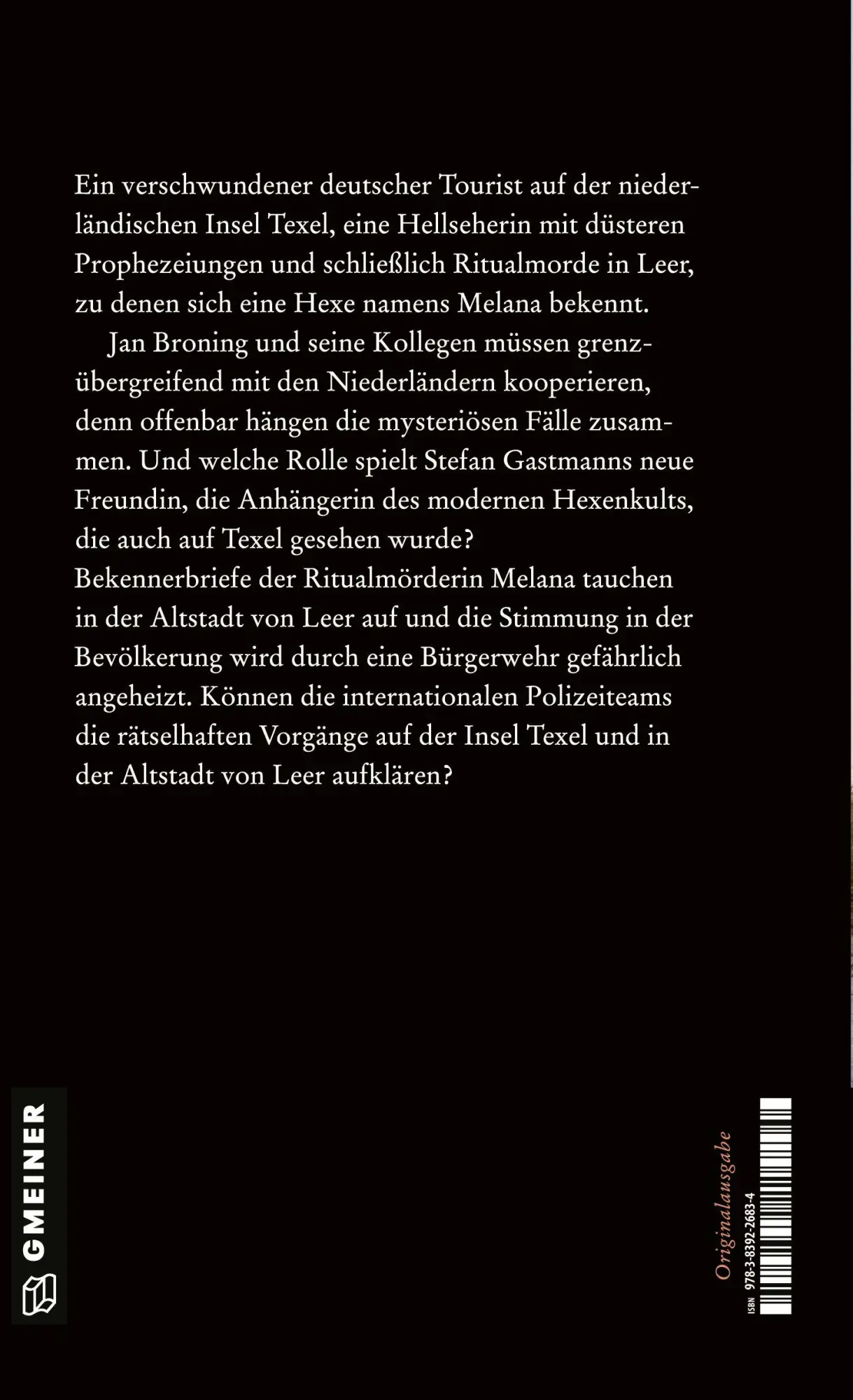 Rückseite: 9783839226834 | Texelhexe | Inselkrimi | Wolfgang Santjer | Taschenbuch | 380 S.