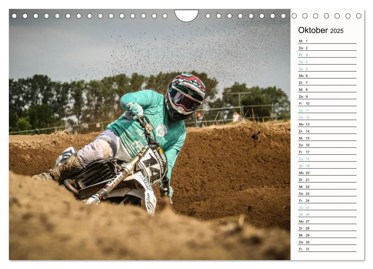 Bild: 9783435296934 | Motocross 2025 (Wandkalender 2025 DIN A4 quer), CALVENDO...