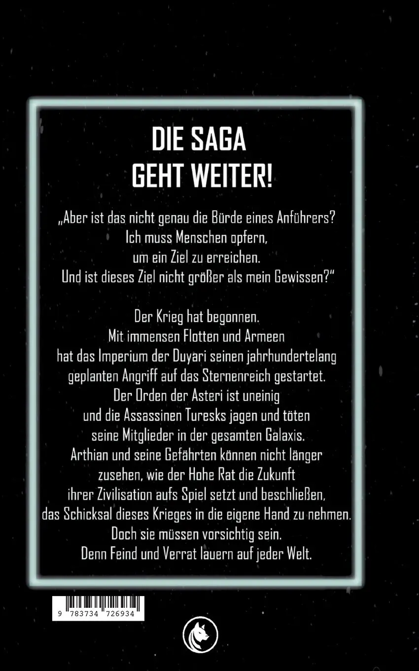 Rückseite: 9783734726934 | Weltenfeuer | Sternenlied-Reihe 2 | Ryan Skye | Taschenbuch | 568 S.