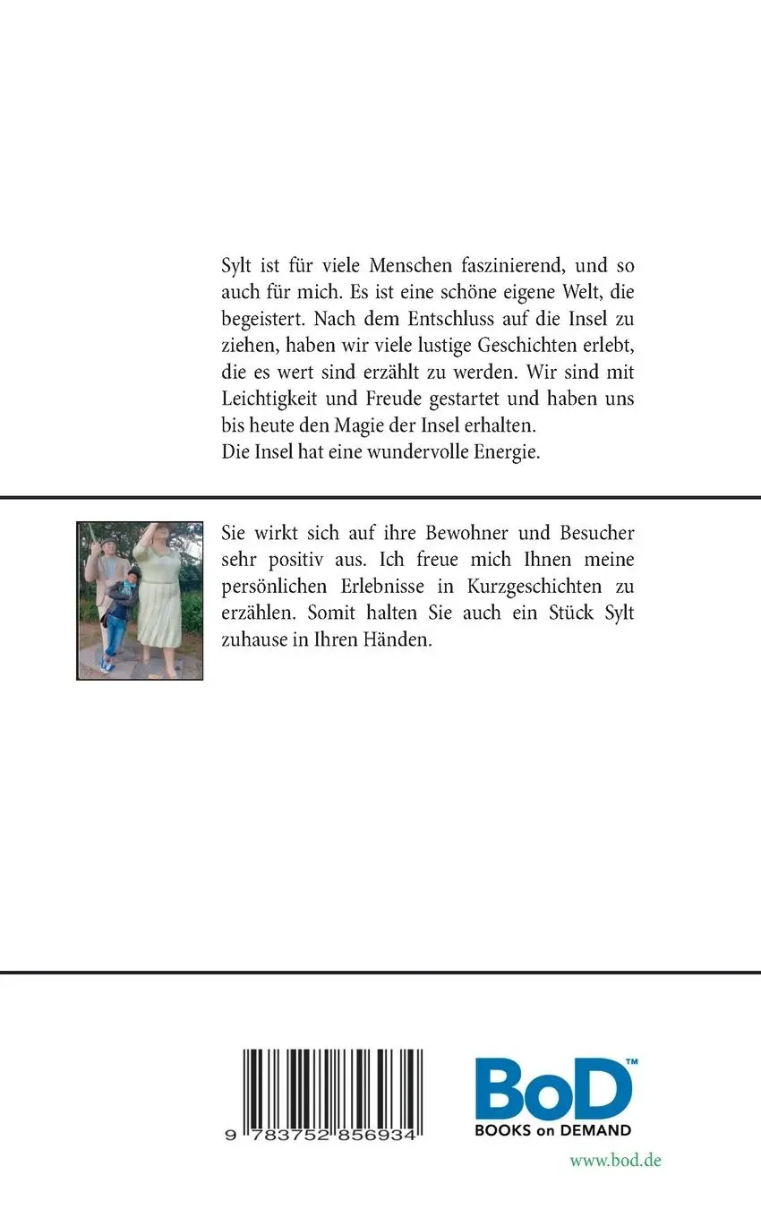 Rückseite: 9783752856934 | Ein Münchner auf Sylt | Unser erstes Jahr auf der Insel | Wenter