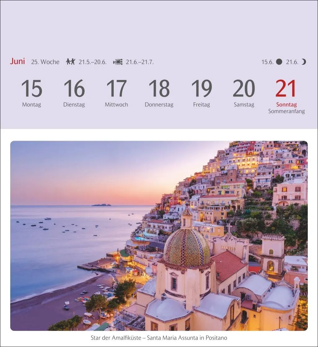 Bild: 9783840036934 | Das Glück liegt in Italien Postkartenkalender 2026 - 53 Karten mit...