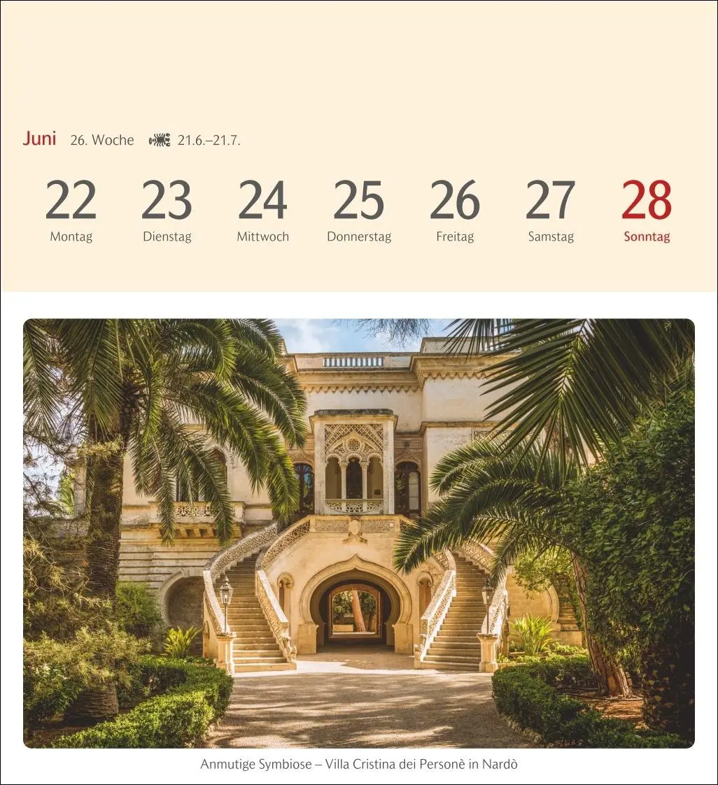 Bild: 9783840036934 | Das Glück liegt in Italien Postkartenkalender 2026 - 53 Karten mit...