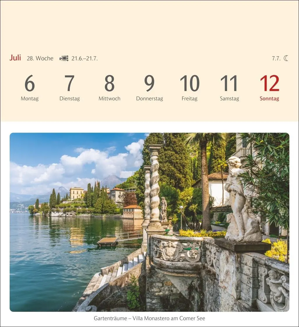 Bild: 9783840036934 | Das Glück liegt in Italien Postkartenkalender 2026 - 53 Karten mit...