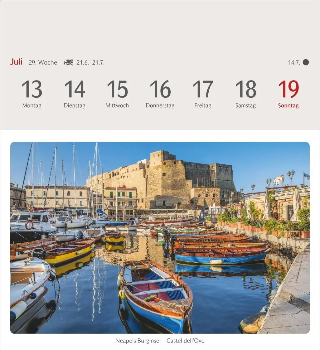 Bild: 9783840036934 | Das Glück liegt in Italien Postkartenkalender 2026 - 53 Karten mit...