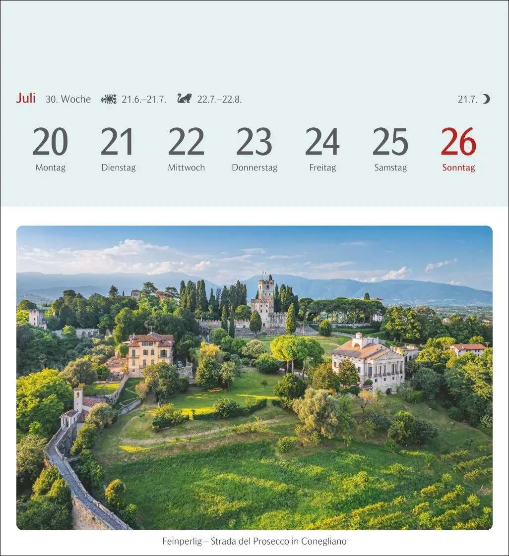 Bild: 9783840036934 | Das Glück liegt in Italien Postkartenkalender 2026 - 53 Karten mit...