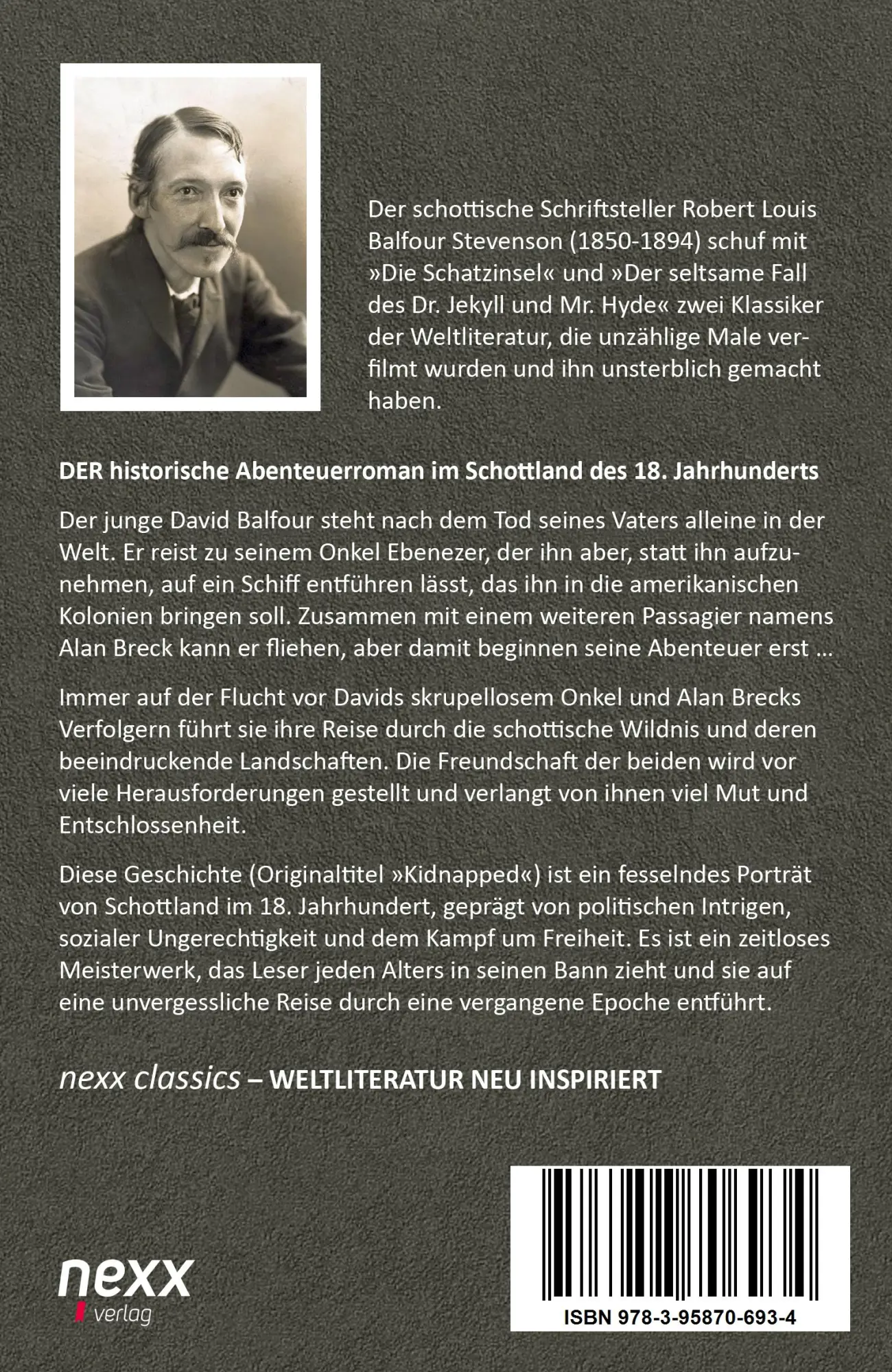 Rückseite: 9783958706934 | Die Abenteuer des David Balfour | Stevenson Robert Louis | Taschenbuch