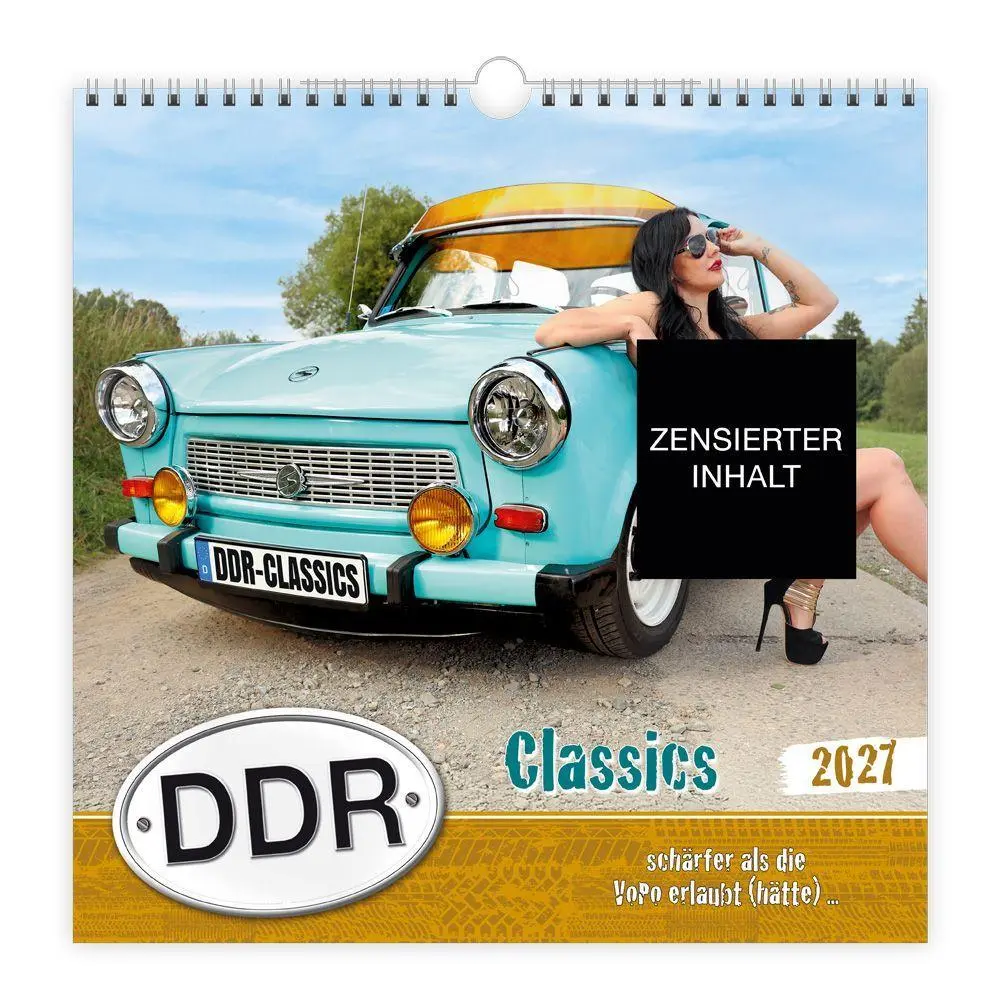 Cover: 9783988026934 | TRÖTSCH - Erotikkalender DDR Classics 2027 schärfer als die VOPO...
