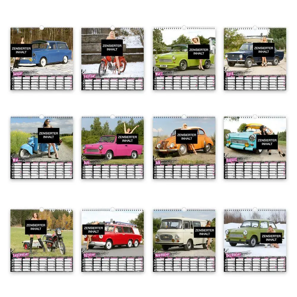 Bild: 9783988026934 | TRÖTSCH - Erotikkalender DDR Classics 2027 schärfer als die VOPO...