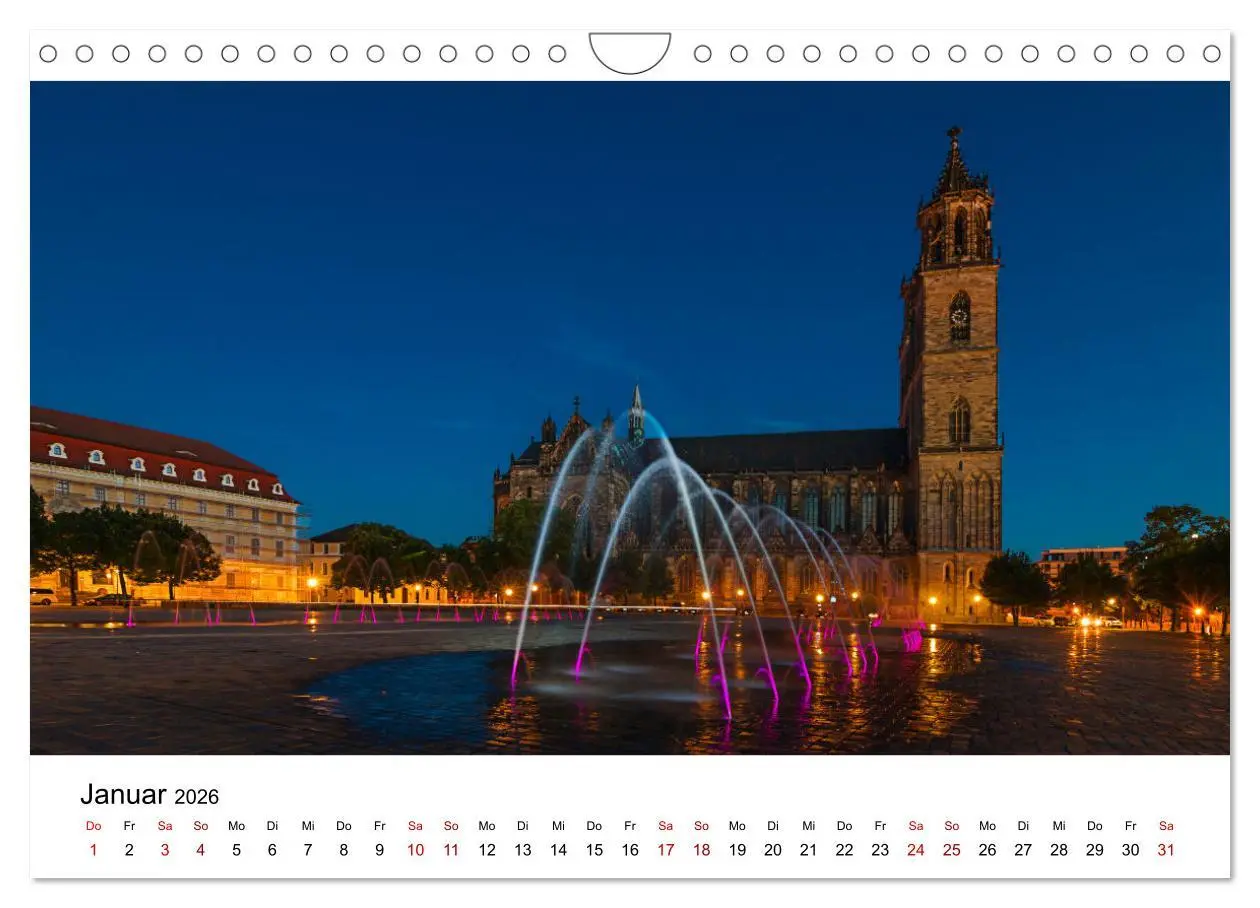 Bild: 9783457347034 | Auf den Spuren der Romanik zur blauen Stunde (Wandkalender 2026 DIN...