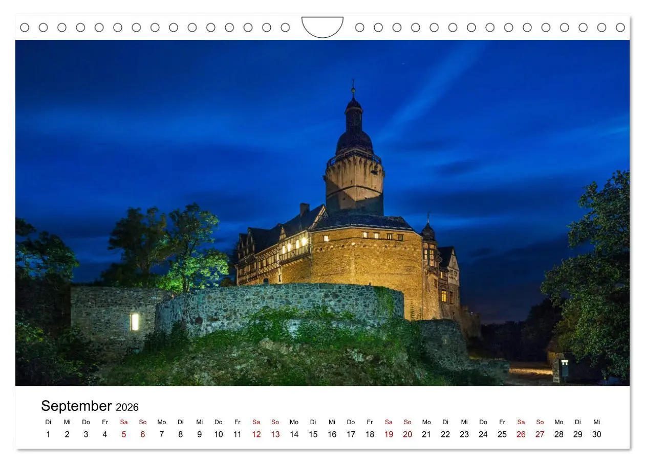 Bild: 9783457347034 | Auf den Spuren der Romanik zur blauen Stunde (Wandkalender 2026 DIN...