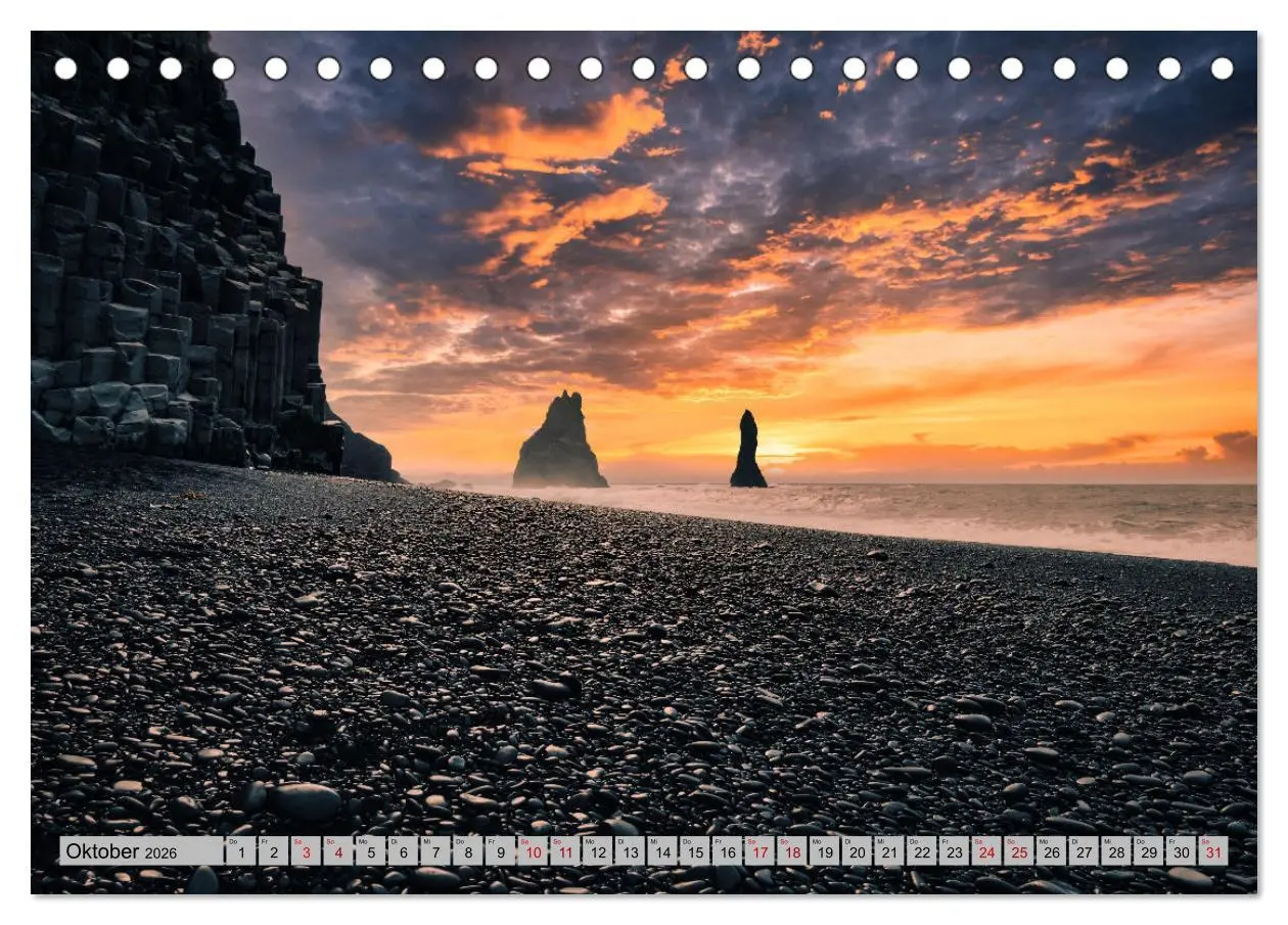 Bild: 9783457417034 | MAGISCH BUNTES ISLAND (Tischkalender 2026 DIN A5 quer), CALVENDO...