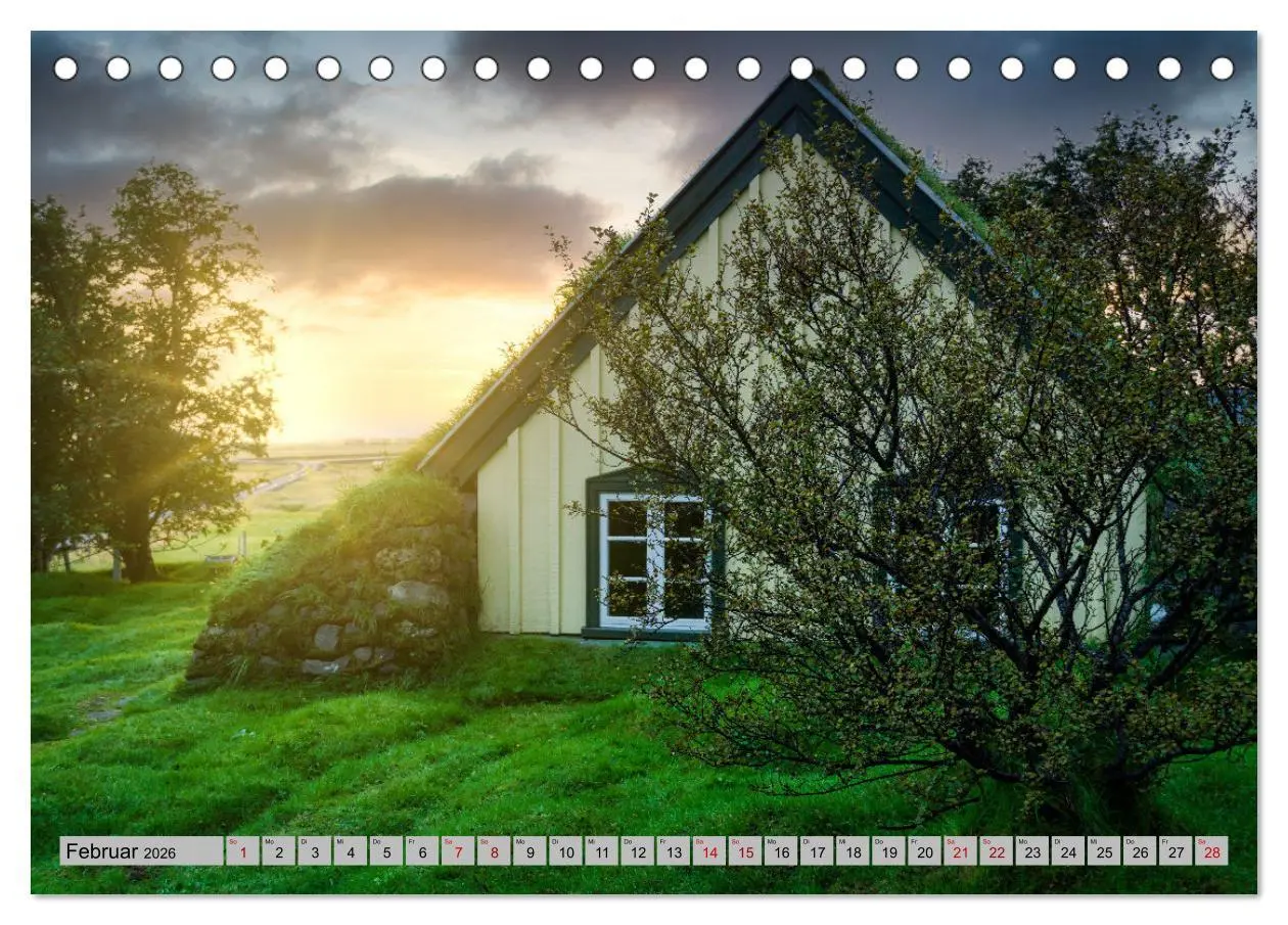 Bild: 9783457417034 | MAGISCH BUNTES ISLAND (Tischkalender 2026 DIN A5 quer), CALVENDO...