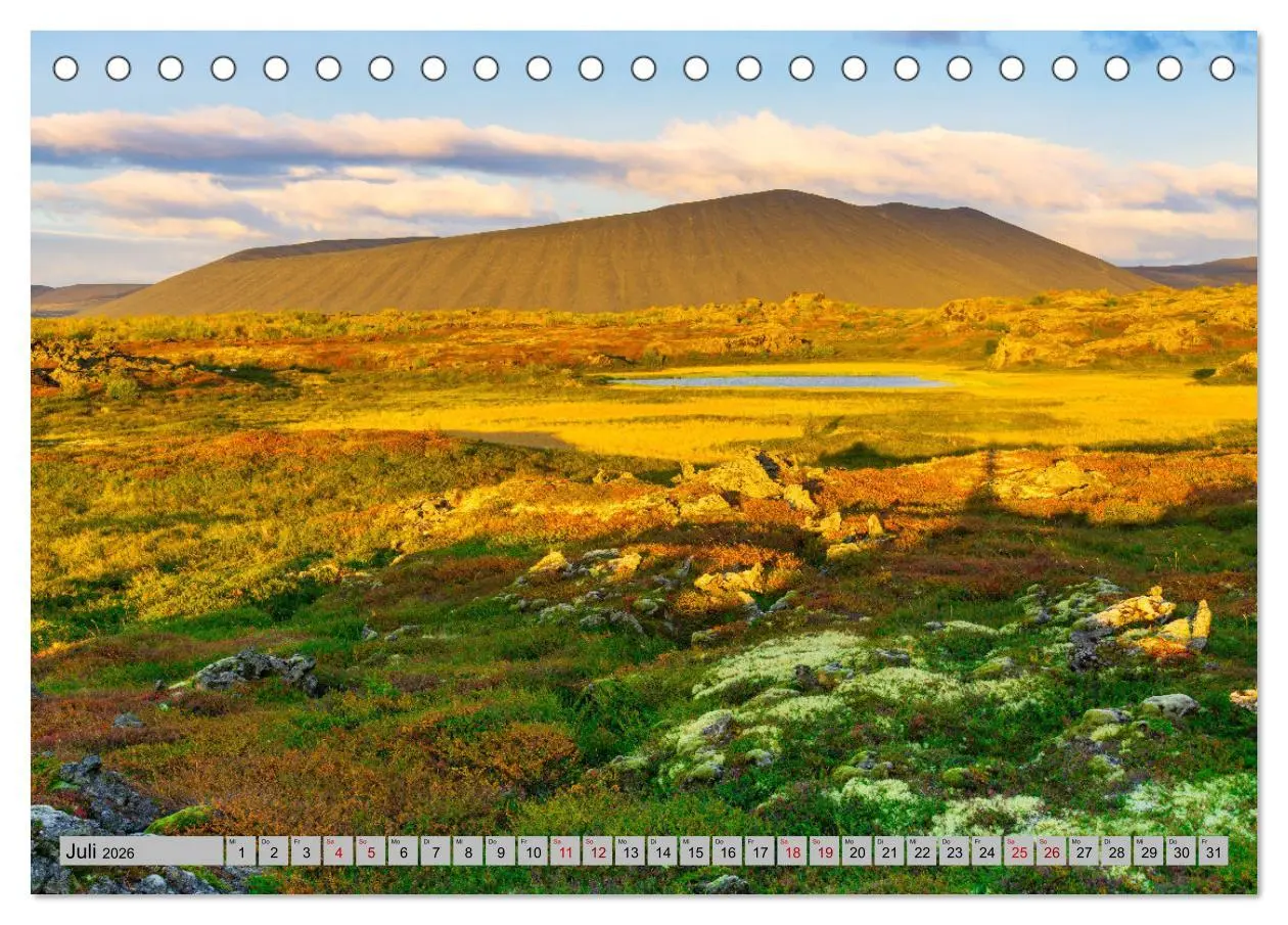 Bild: 9783457417034 | MAGISCH BUNTES ISLAND (Tischkalender 2026 DIN A5 quer), CALVENDO...