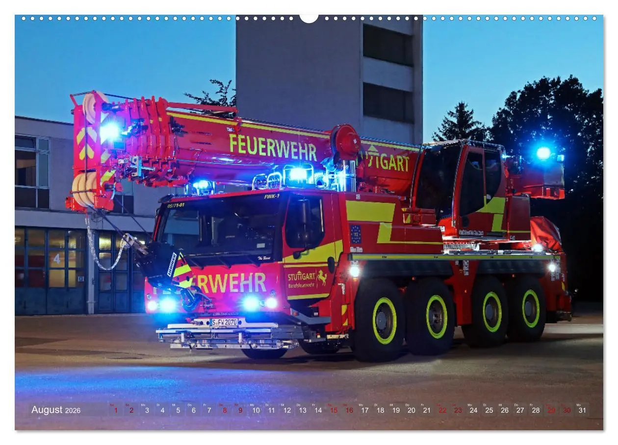 Bild: 9783457587034 | Einsatzfahrzeuge der Feuerwehr Stuttgart (Wandkalender 2026 DIN A2...