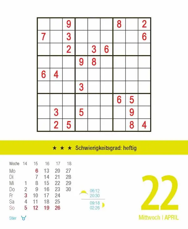 Bild: 9783731887034 | Profi Sudoku 2026 | Verlag Korsch | Kalender | 328 S. | Deutsch | 2026